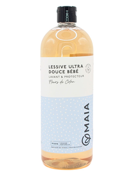 Lessive Ultra Douce Bébé Fleurs de coton - Maia 