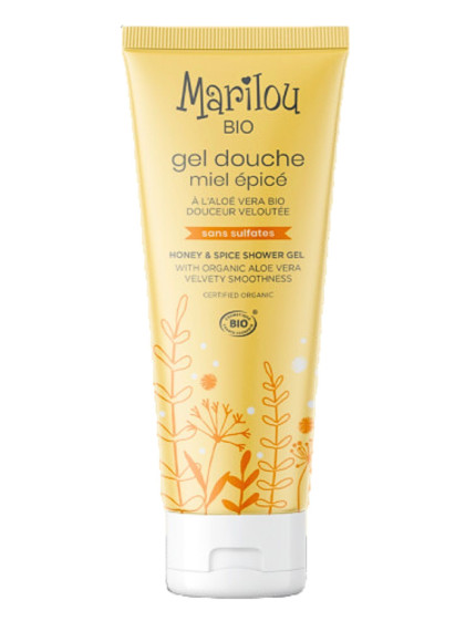 Gel Douche Miel Epicé Sans Sulfate - Mariloubio 