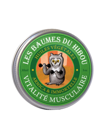 Baume Vitalité Musculaire - Les baumes du Hibou 