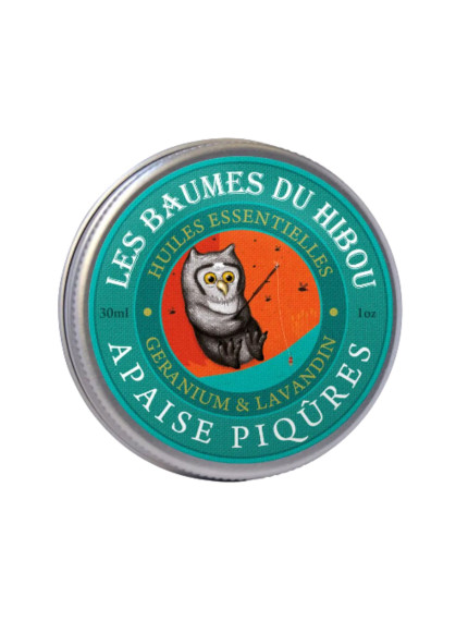 Baume Apaise Piqures - Les baumes du Hibou 