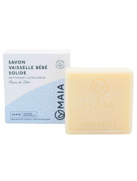 Savon vaisselle solide Bébé & Peaux sensibles Fleurs de coton - Maïa